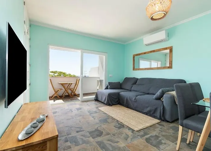 New Beach Flat With Top View - 3 Min To Sea In Luz